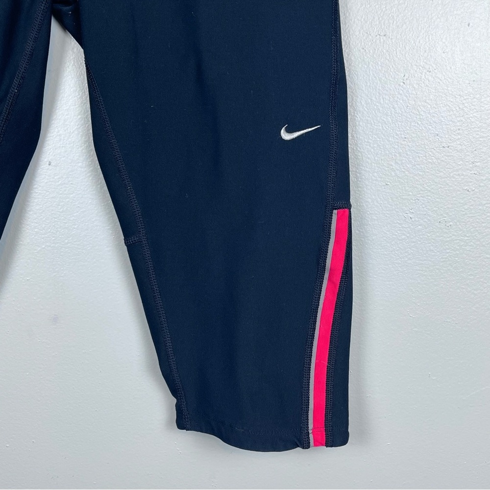 Nike Women's Dri-Fit Filament 3/4 Capri Running Leggings 405334 Size L; Active - Picture 2 of 11